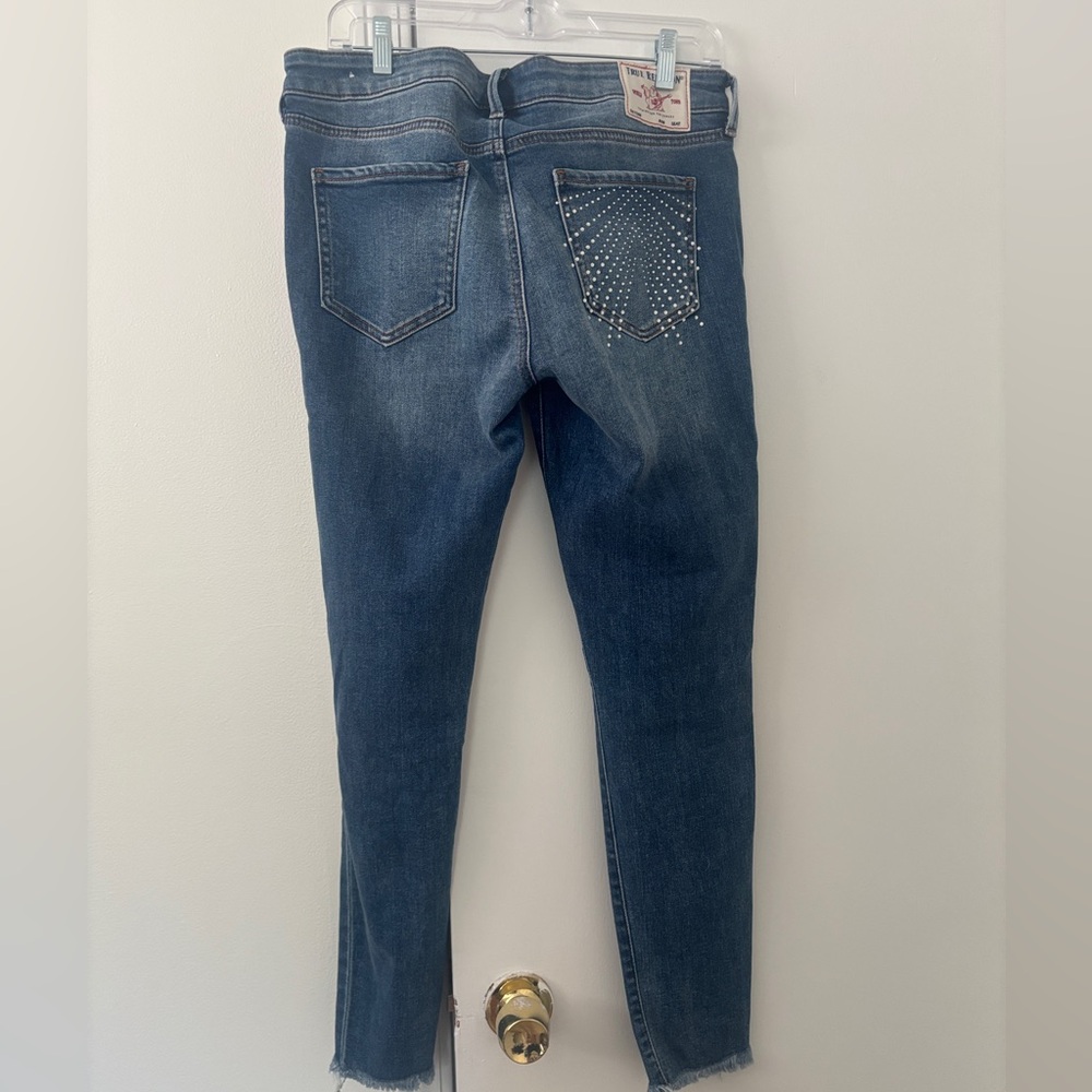 True religion Women’s Blue Stretch Skinny Jeans